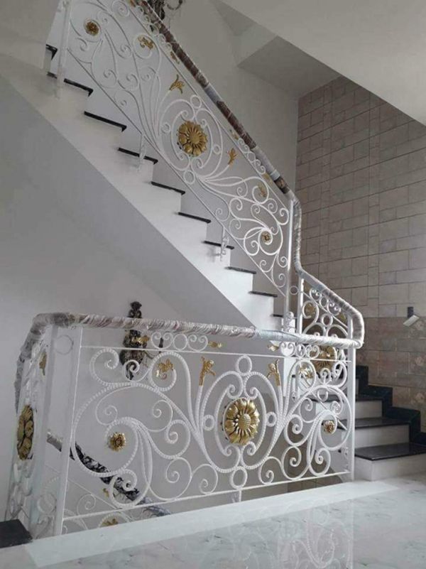 Mẫu cầu thang sắt nghệ thuật đẹp nhất