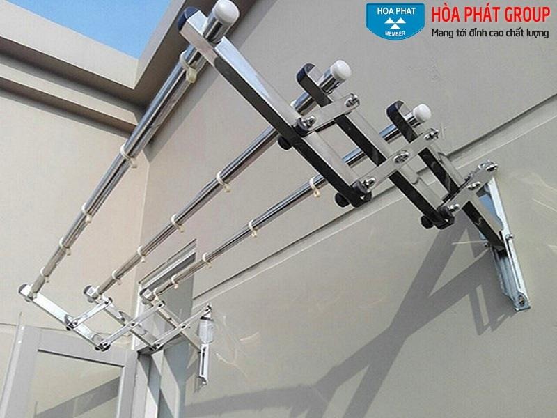 Giàn phơi thông minh gắn tường Hòa Phát HP-304 Thiết Kế Thông Minh