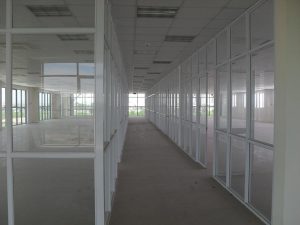 Mẫu vách ngăn nhôm kính đẹp