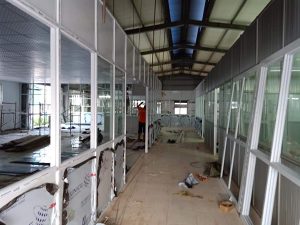 Mẫu vách ngăn nhôm kính đẹp